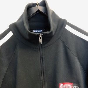Showtime Sports Bishop Black White Running Jacket